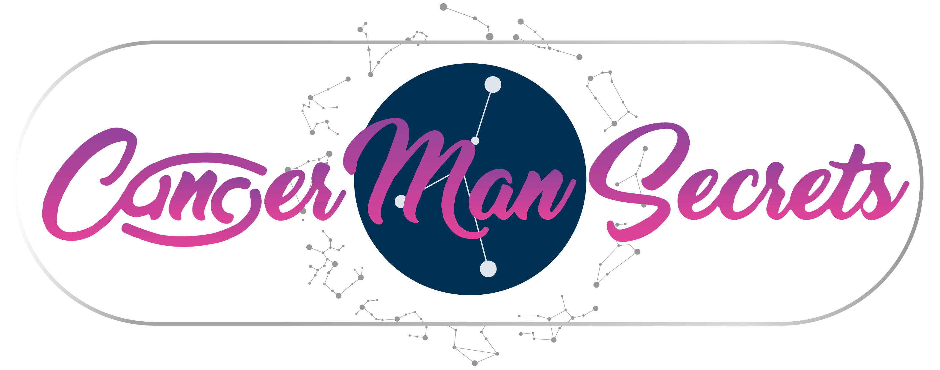 Cancer Man Secrets Logo by Astrologer Anna Kovach